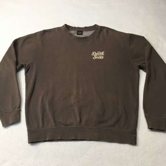 Dark Seas Division Sweatshirt coast to coast flowers dark Medium - Picture 1 of 9